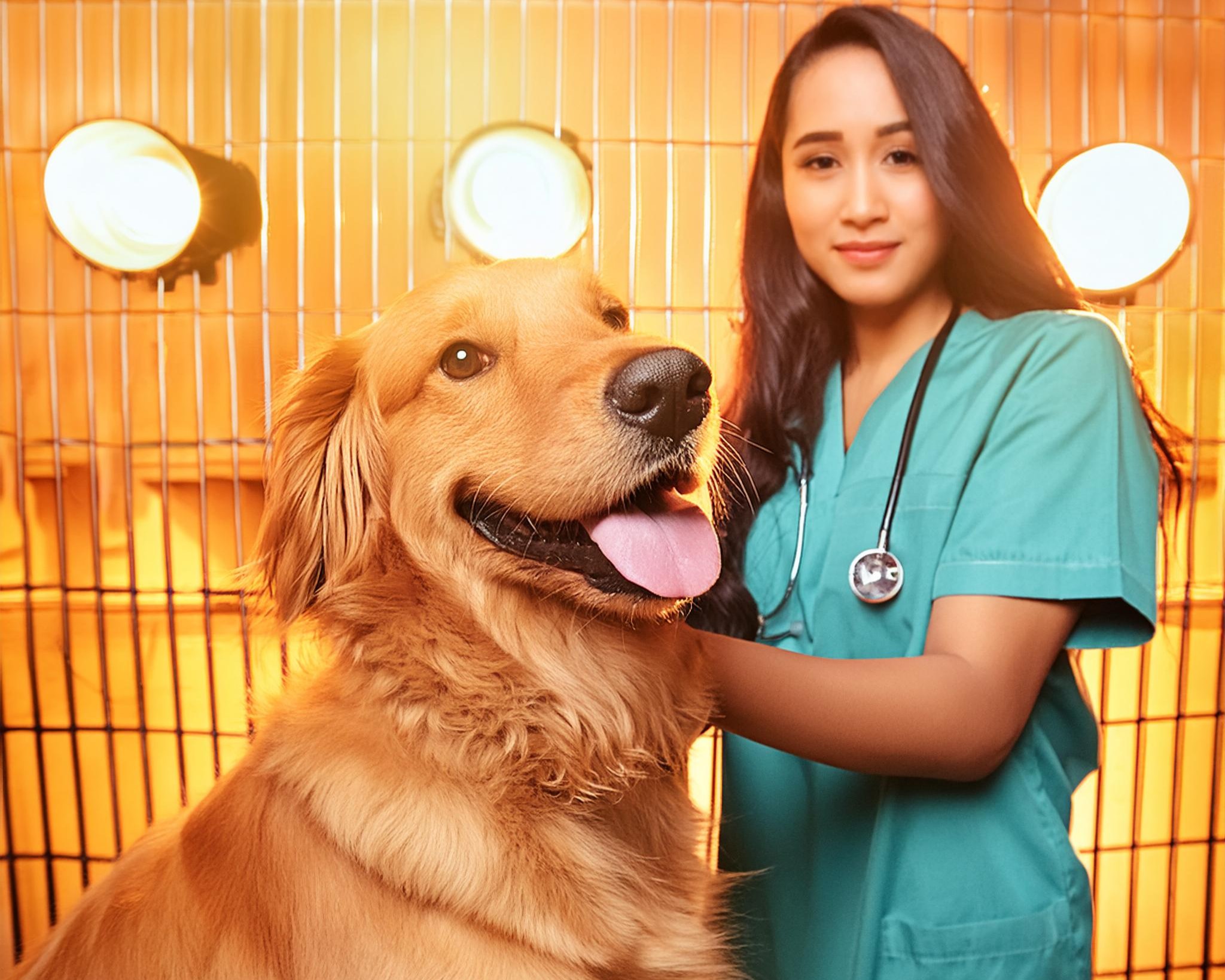 Firefly golden en el veterinario haciendo examenes 23006 I°S°